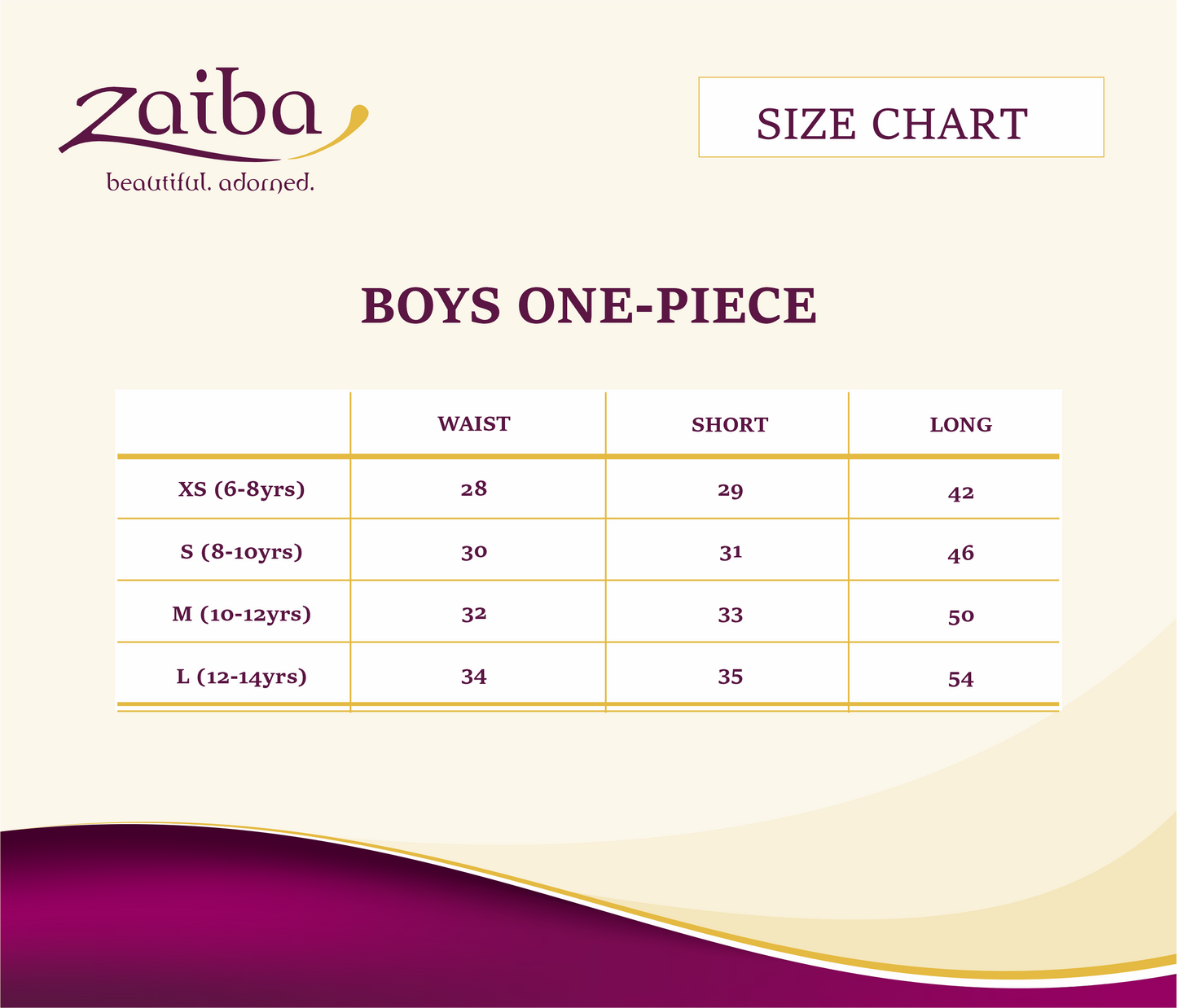 ZAIBA Modest Boy's Swim One-piece Long - Black