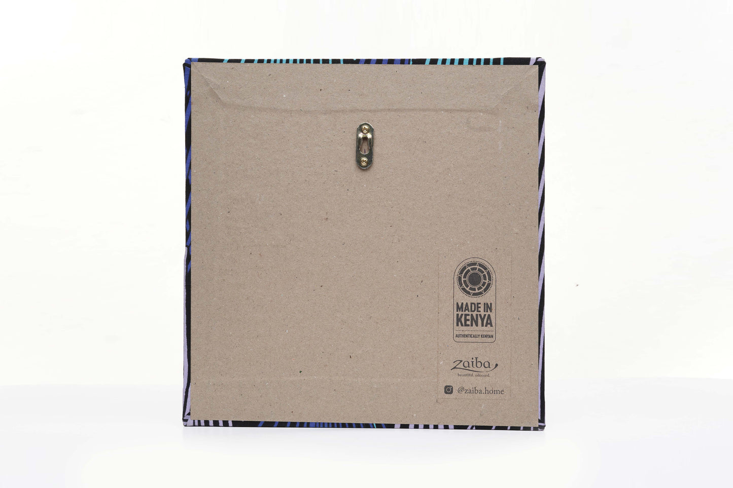 ZAIBA Welcome Home Kitenge Wall Art - Geometric Vortex