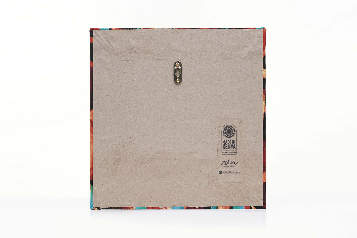 ZAIBA Karibu Kitenge Wall Art - Terracotta Tide