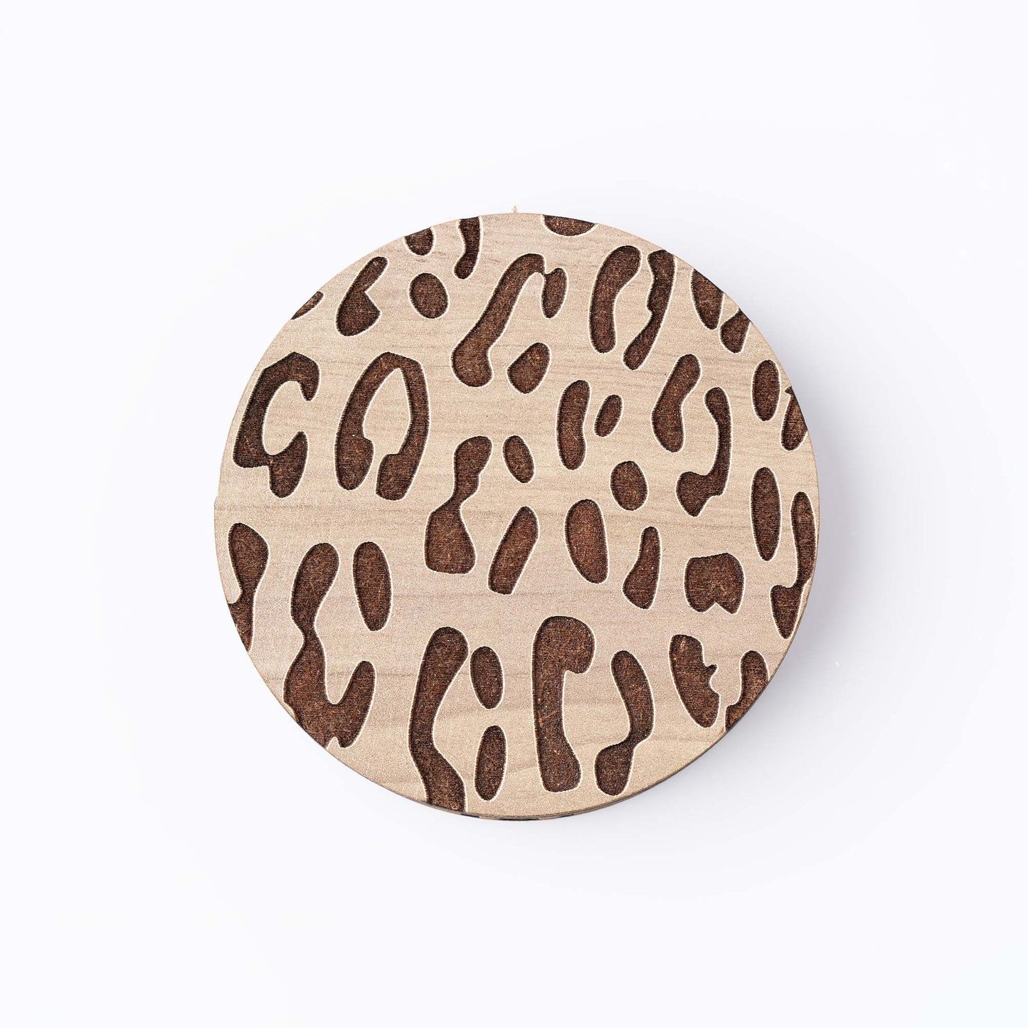 ZAIBA Home CHUI Light Circle | 6PC WOODEN COASTERS