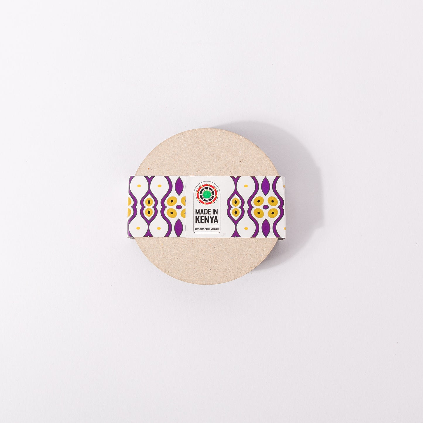 ZAIBA Home CHUI Light Circle | 6PC WOODEN COASTERS