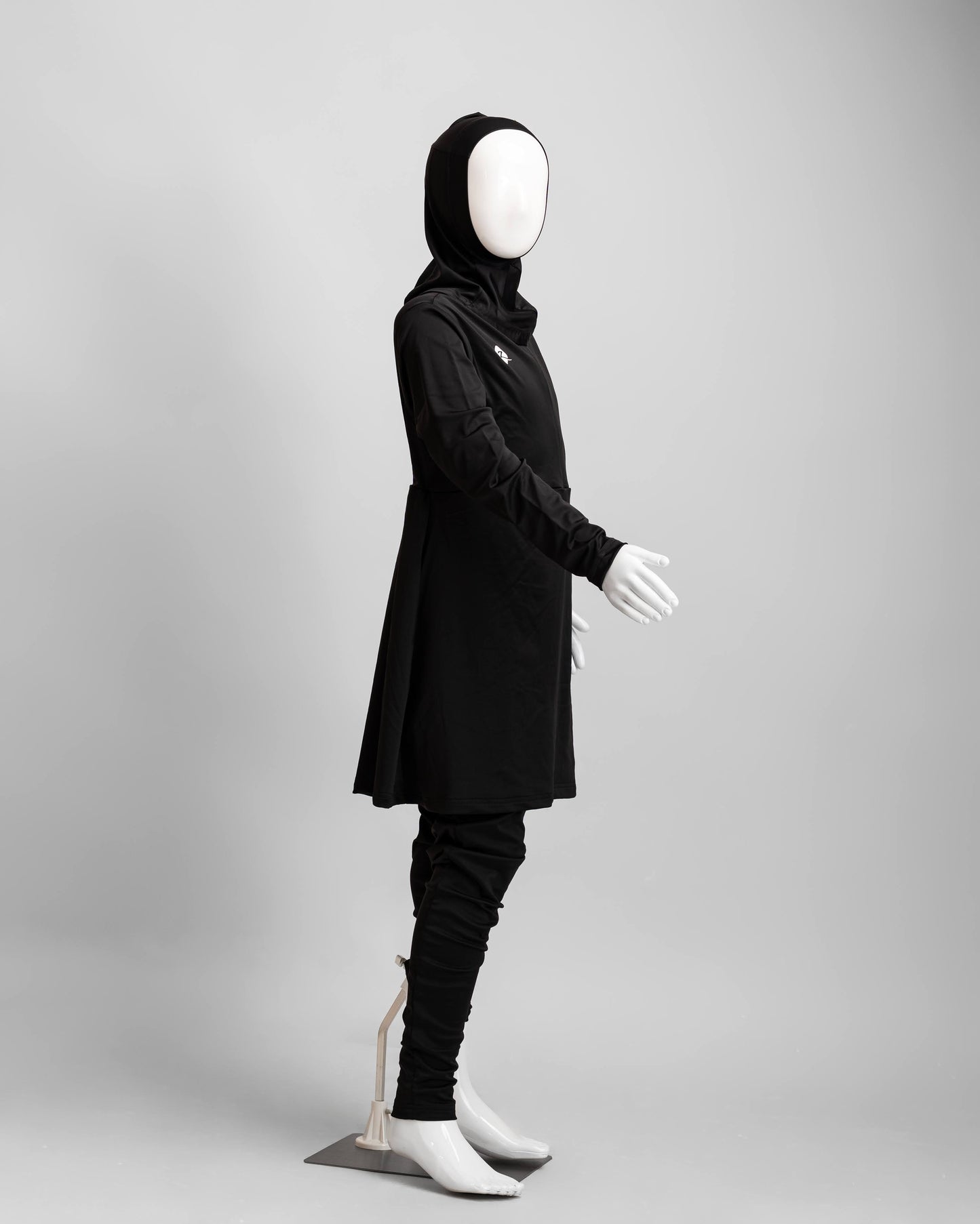 ZAIBA Modest Girl's Burkini & Hijab Set - Black