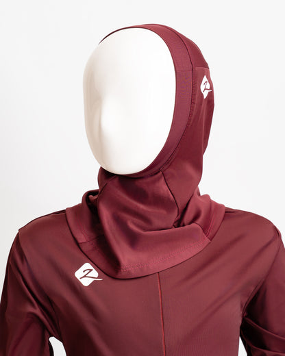 ZAIBA Modest Girl's Burkini & Hijab Set - Maroon