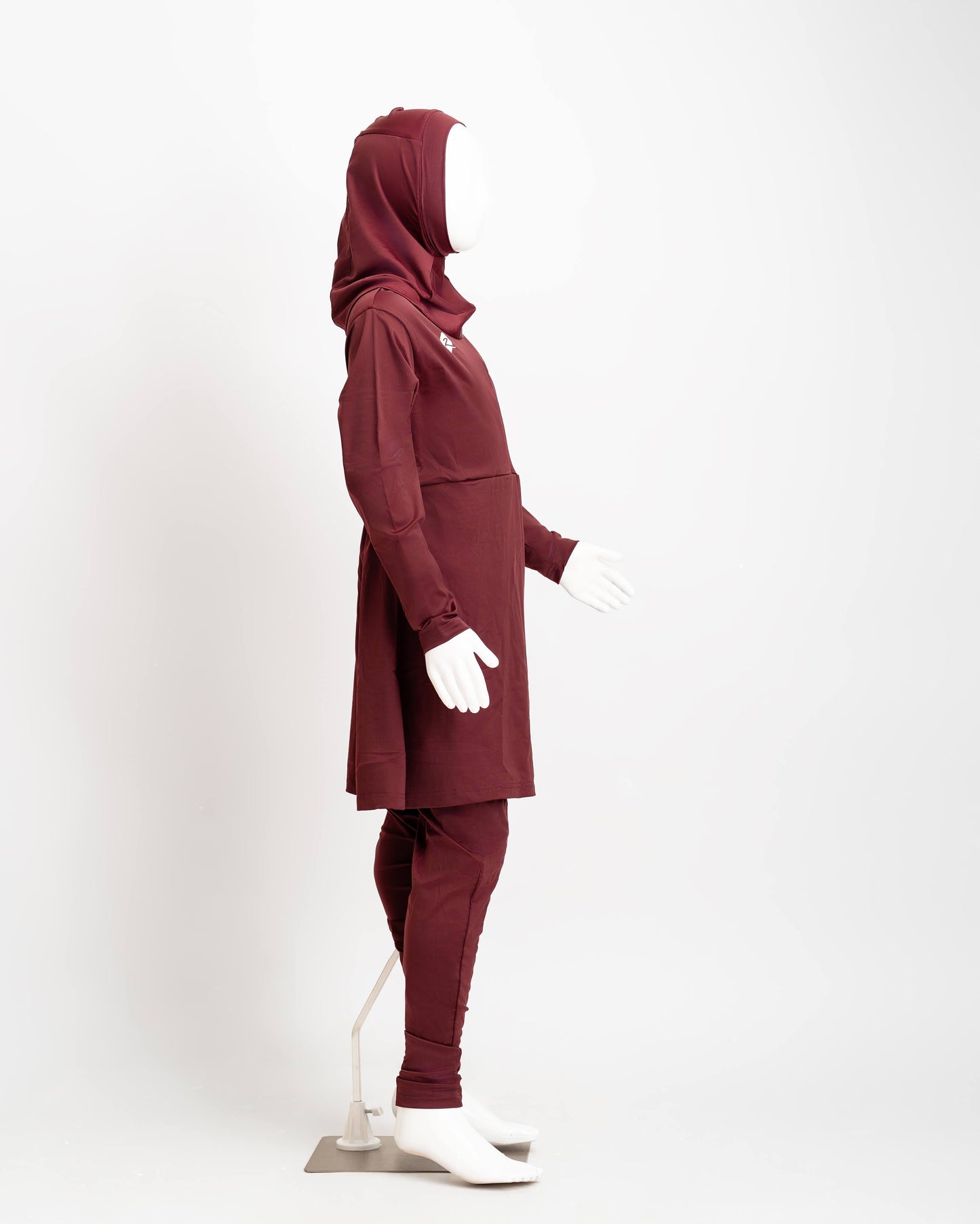 ZAIBA Modest Girl's Burkini & Hijab Set - Maroon