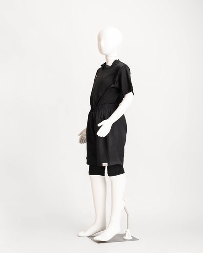 ZAIBA Modest Boy's Swim One-piece - Black