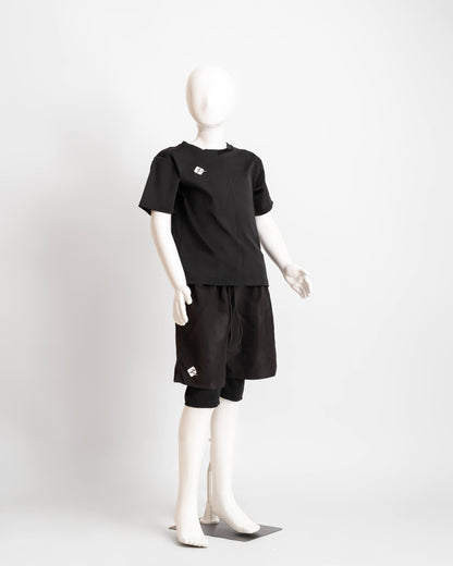 ZAIBA Modest Boy's Swim Set - Black