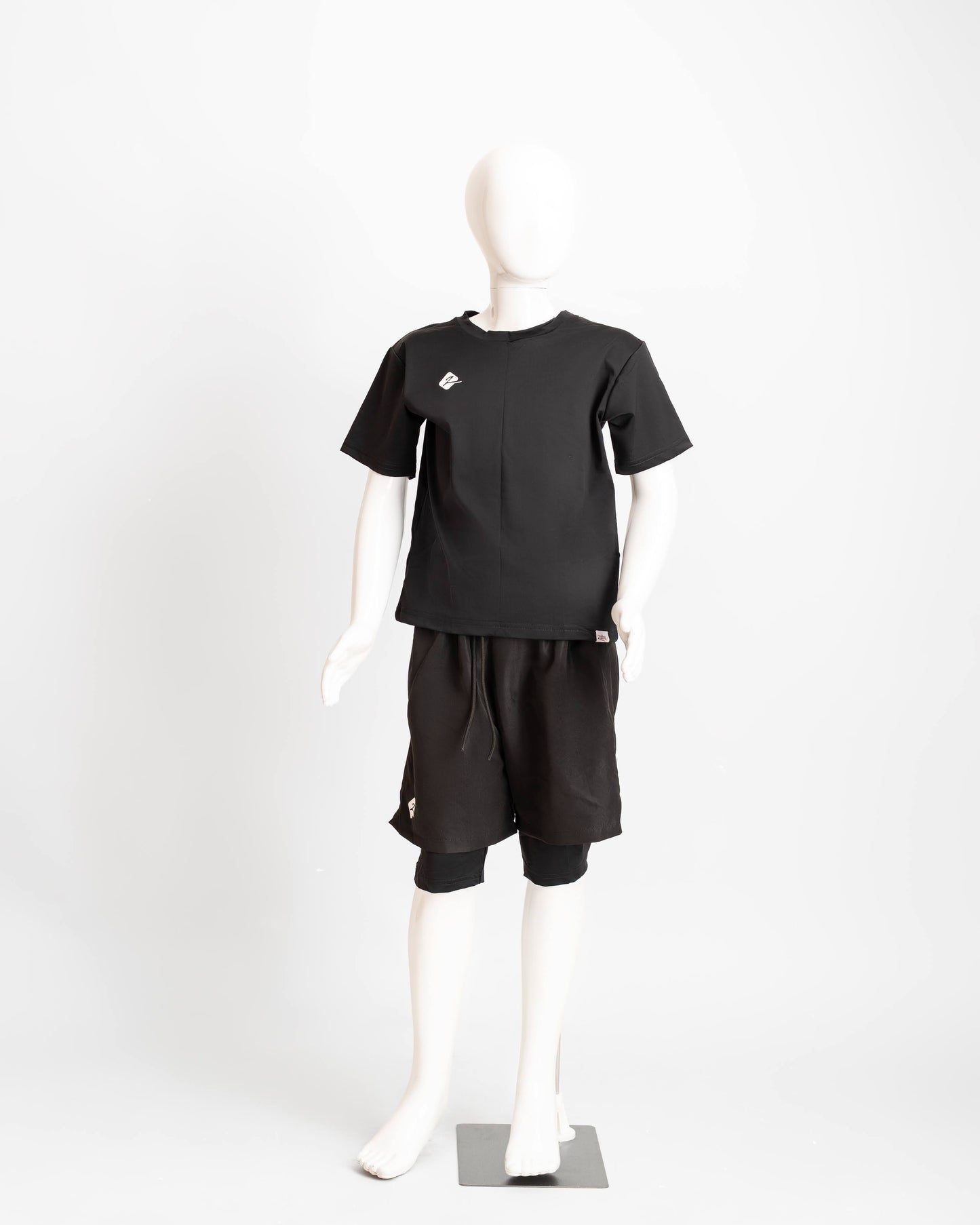 ZAIBA Modest Boy's Swim Set - Black
