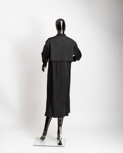 ZAIBA Modest ActiveFlow Jasiri Long Top - Black