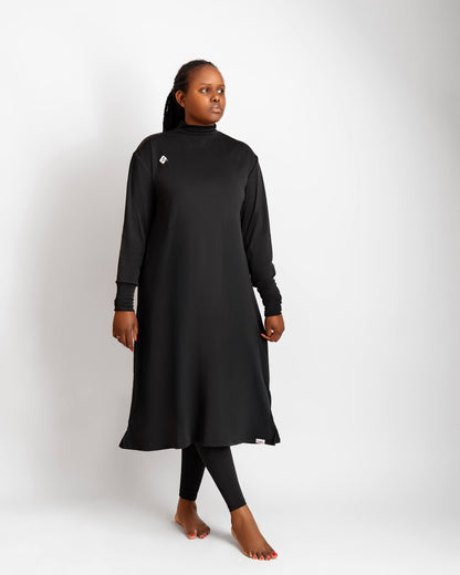 ZAIBA Modest ActiveFlow Jasiri 3pc Long Top, Hijab & Leggings