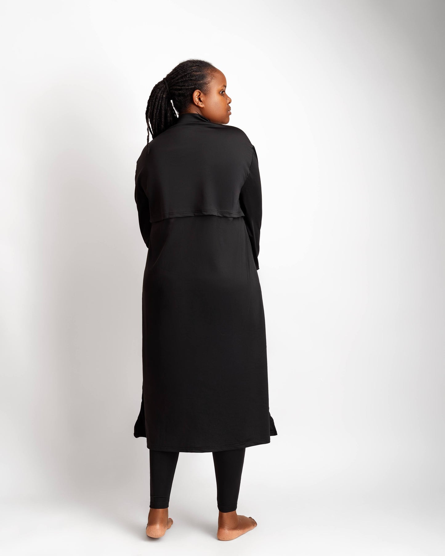 ZAIBA Modest ActiveFlow Jasiri 3pc Long Top, Hijab & Leggings