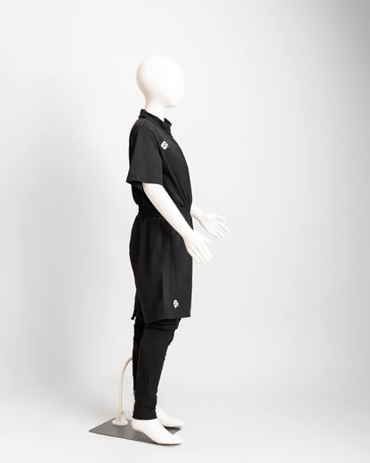 ZAIBA Modest Boy's Swim One-piece Long - Black