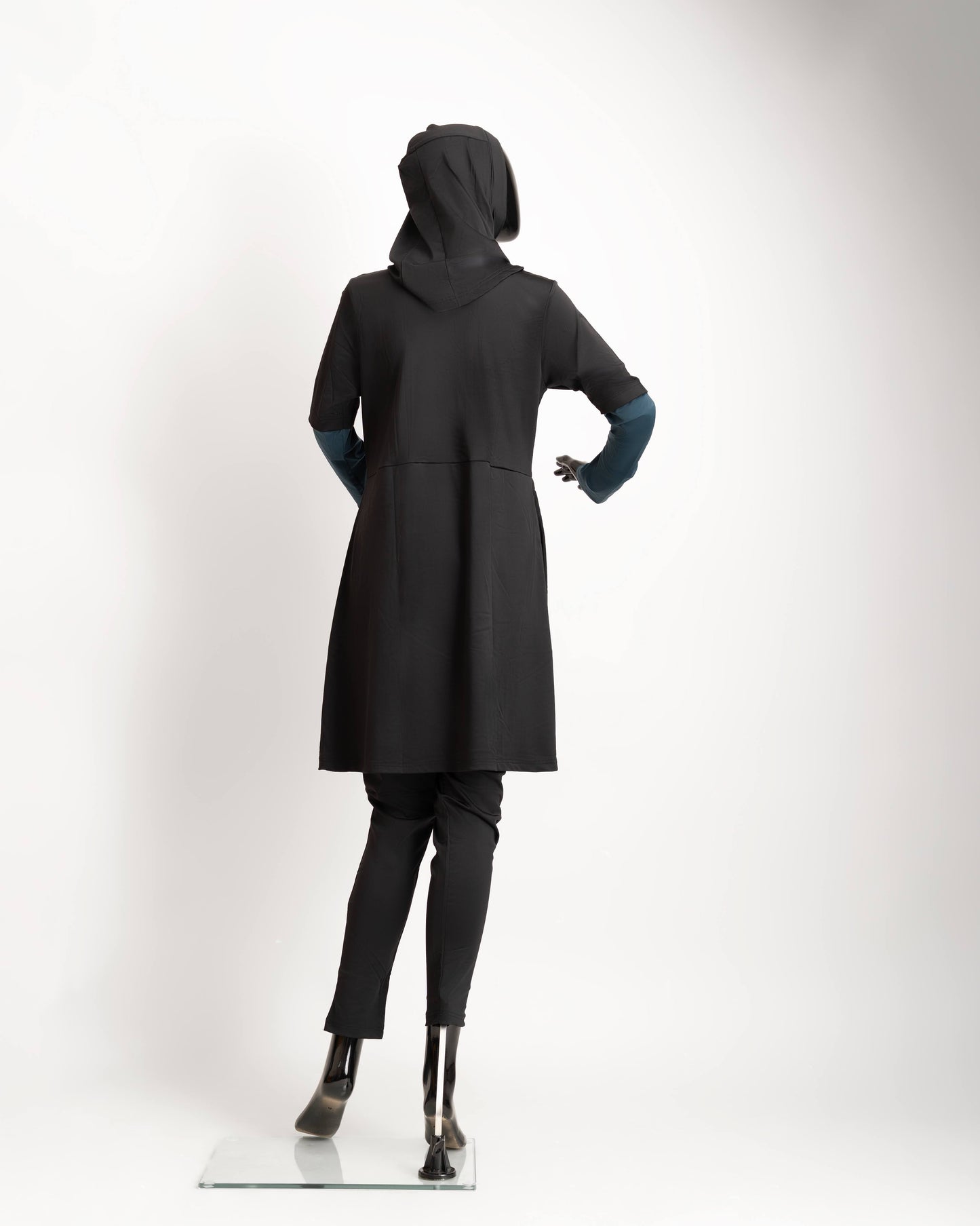 ZAIBA Modest Teen's Burkini Set - Black