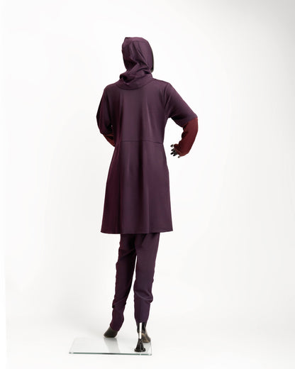 ZAIBA Modest Teen's Burkini Set - Purple