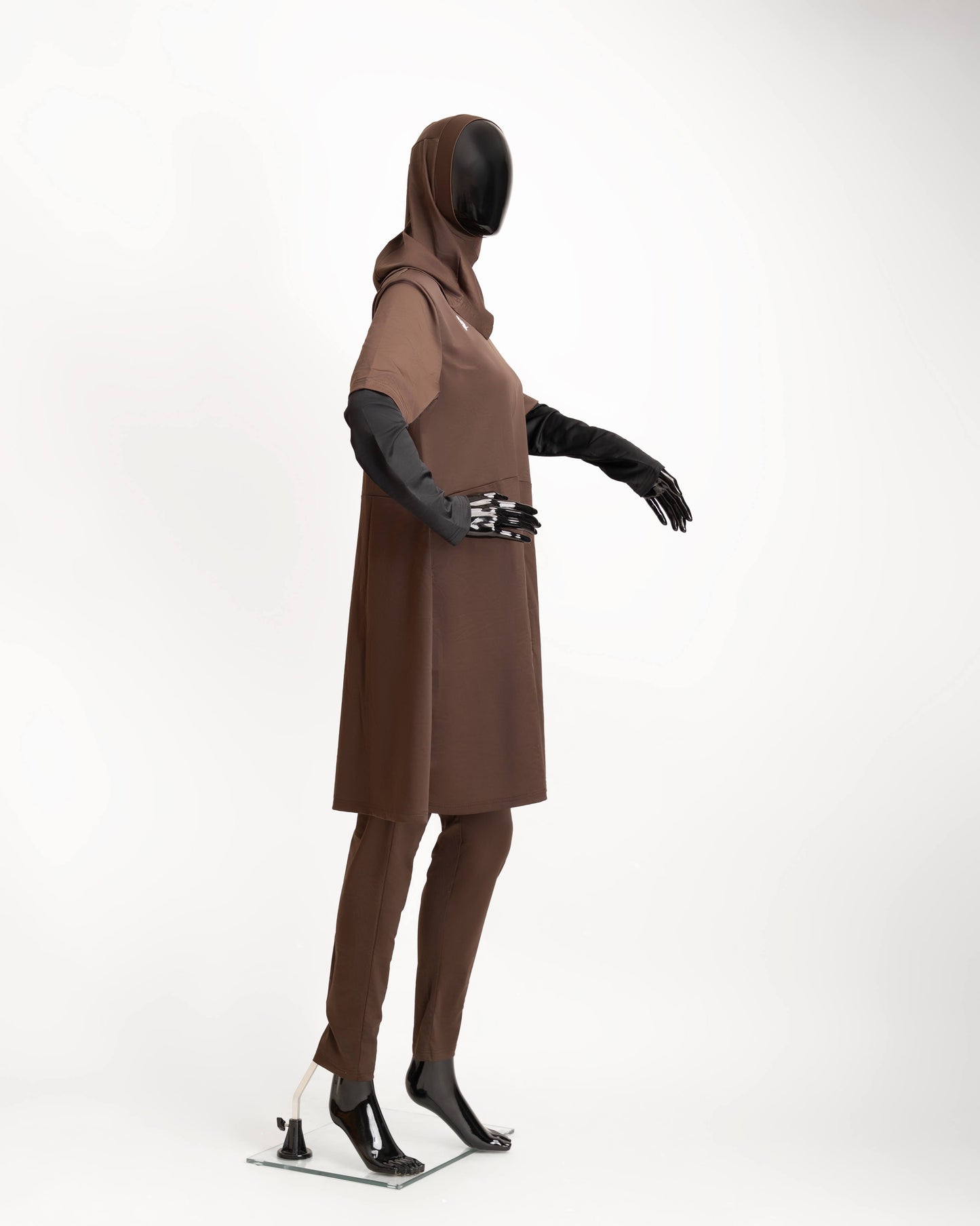 ZAIBA Modest Teen's Burkini Set - Brown