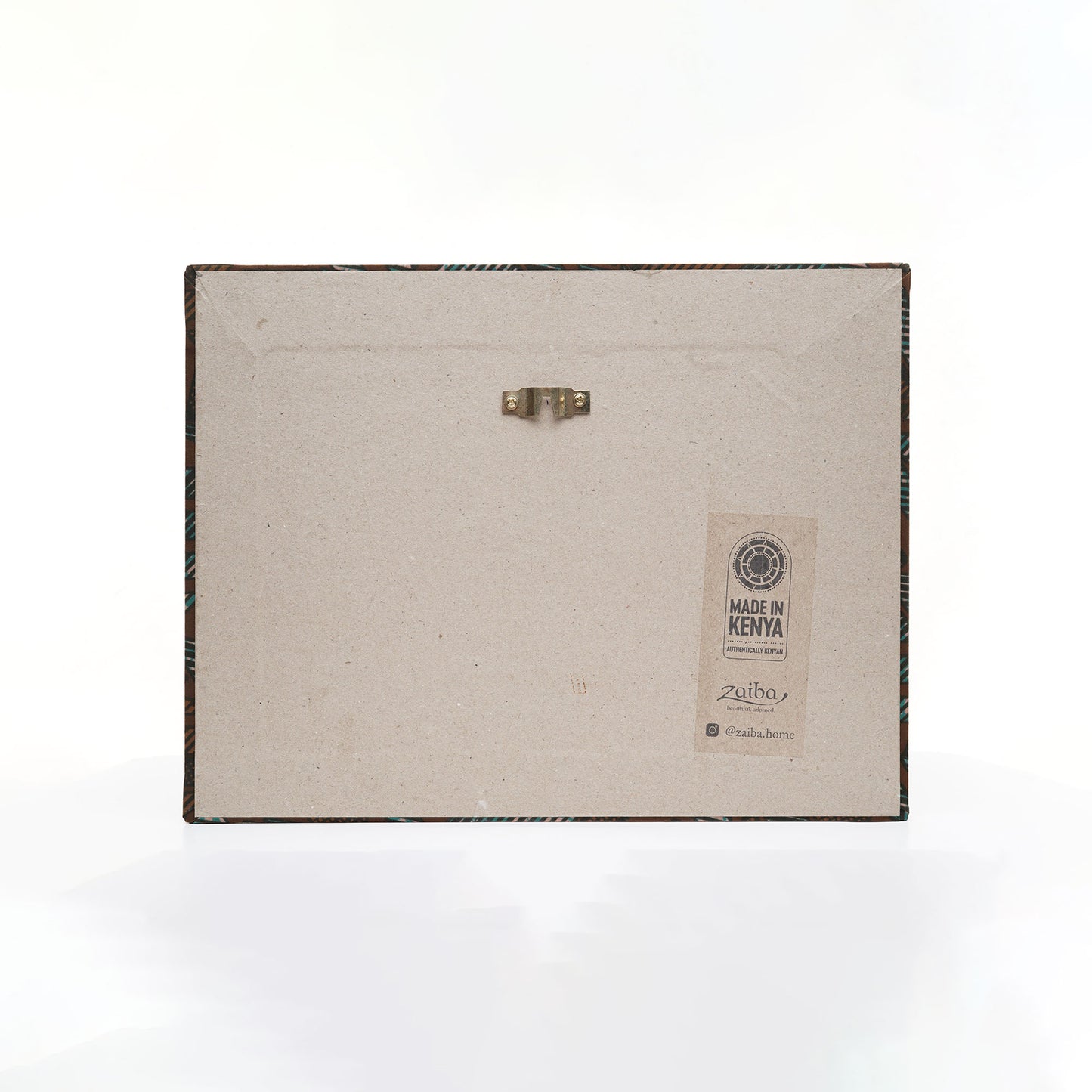 ZAIBA Welcome Home Kitenge Wall Art - Amber Flow