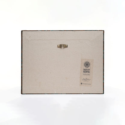 ZAIBA Welcome Home Kitenge Wall Art - Amber Flow