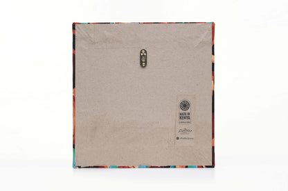 ZAIBA Karibu Kitenge Wall Art - Terracotta Tide