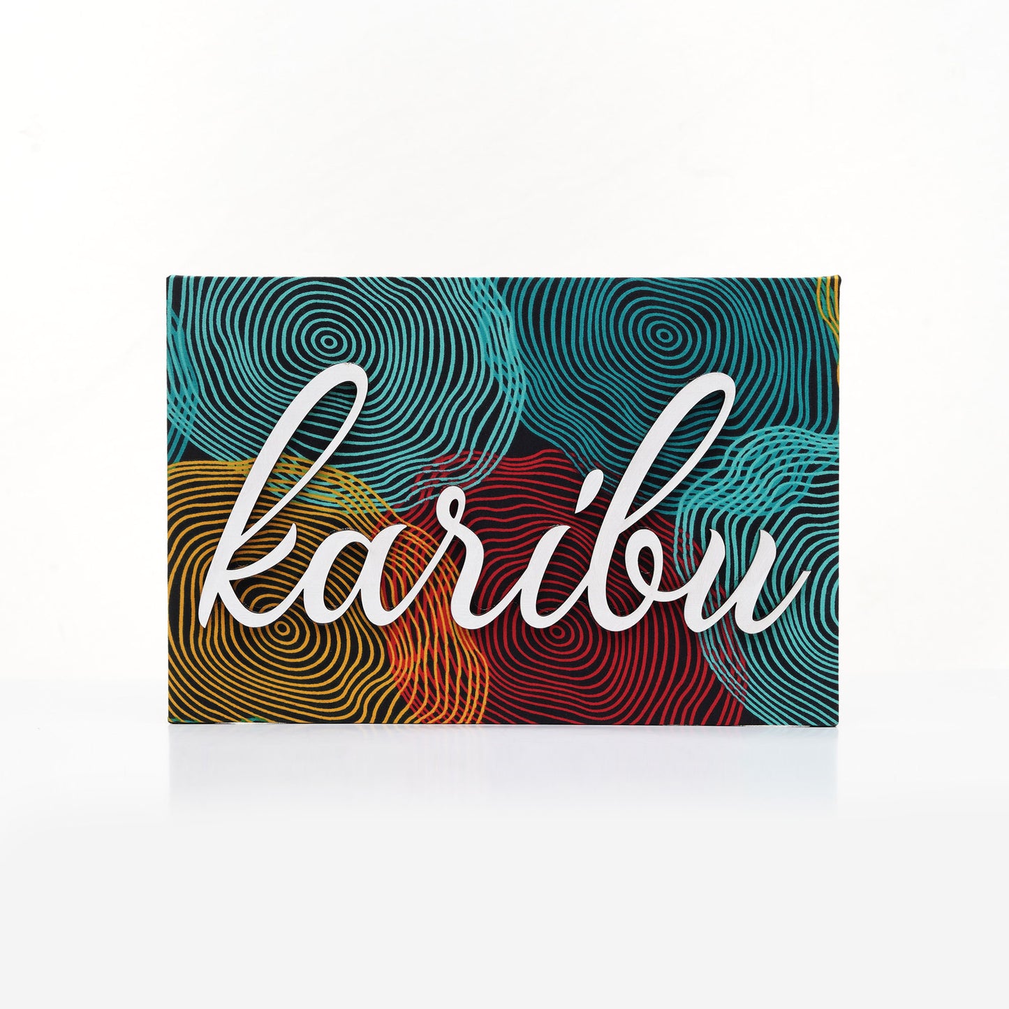 ZAIBA Karibu Kitenge Wall Art - Rhythmic Ripples