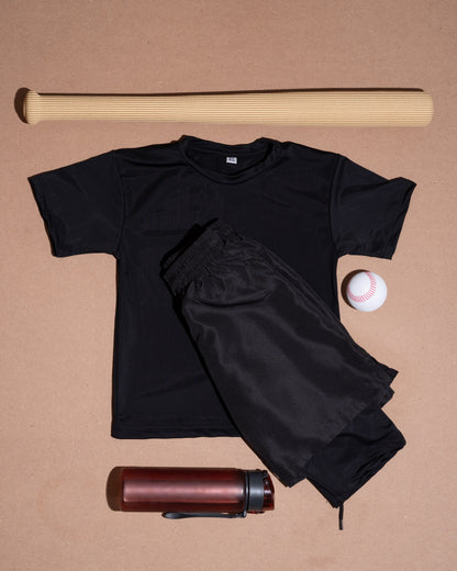 ZAIBA Modest Boy's Swim Set - Black