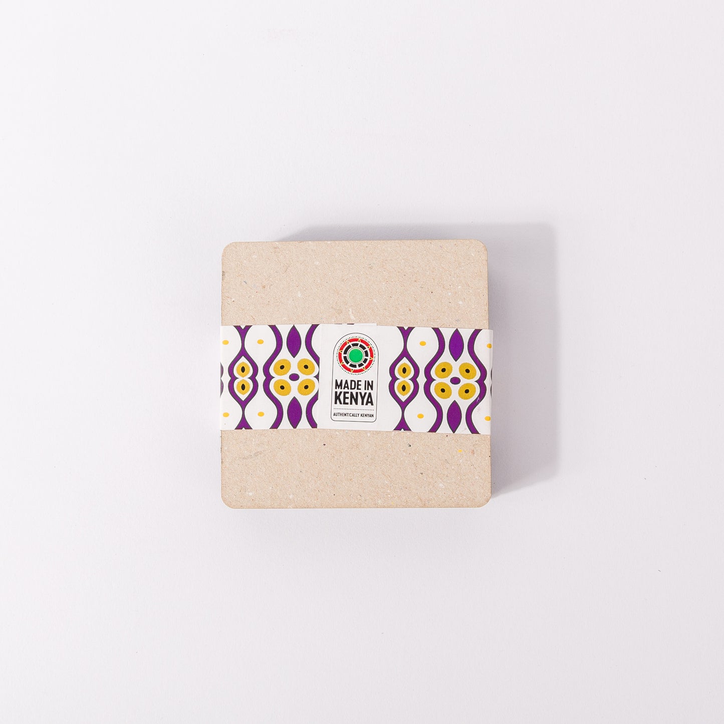 ZAIBA Home CHUI Light Square | 6PC WOODEN COASTERS