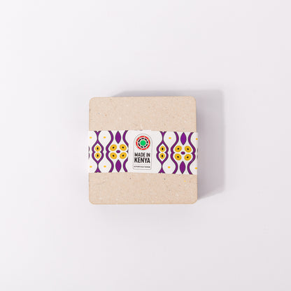 ZAIBA Home CHUI Light Square | 6PC WOODEN COASTERS